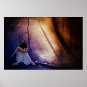 Märchen und Schneeflocken Poster