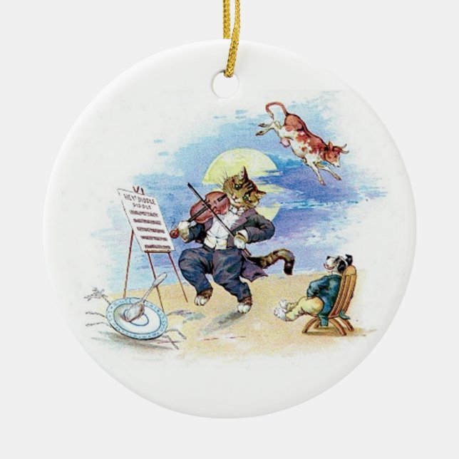 Märchen-Verzierungen Keramik Ornament (Vorne)
