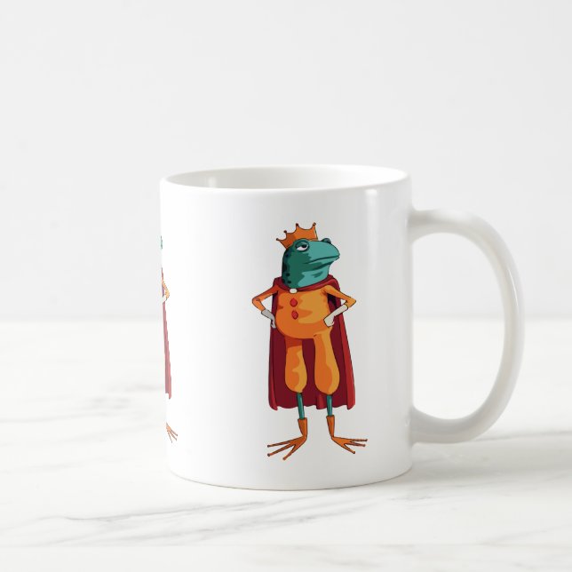 Märchen von Froschfiguren V.02 Kaffeetasse (Rechts)