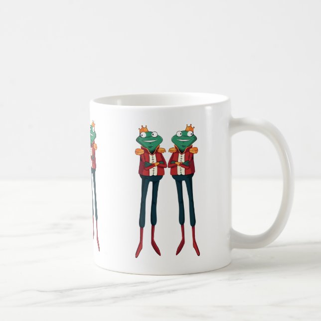 Märchen von Froschfiguren V.04 Kaffeetasse (Rechts)