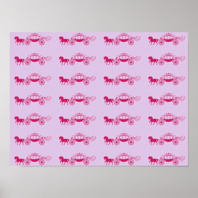 MärchenBeförderung ~ Geschenkpapier 16x12 Poster (Vorne)