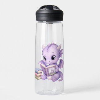Märchenbuch-Baby-Drache-Lese-Buch-Whimsical-Art Trinkflasche