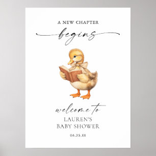 Märchenbuch Ein neues Kapitel beginnt Enten-Baby-P Poster