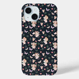Märchenfee mit Blumen Nahtloses Muster Case-Mate iPhone Hülle