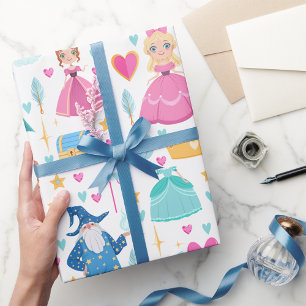 Märchenfiguren Geschenkpapier