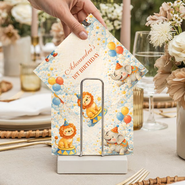 Märchenhafte Circus Friends Geburtstag Serviette (Von Creator hochgeladen)