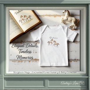 Märchenhafte Magie Verzauberter Wald Baby T-shirt