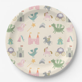 Märchenhafte Niedliche Dragon Babydusche/ Geburtst Pappteller