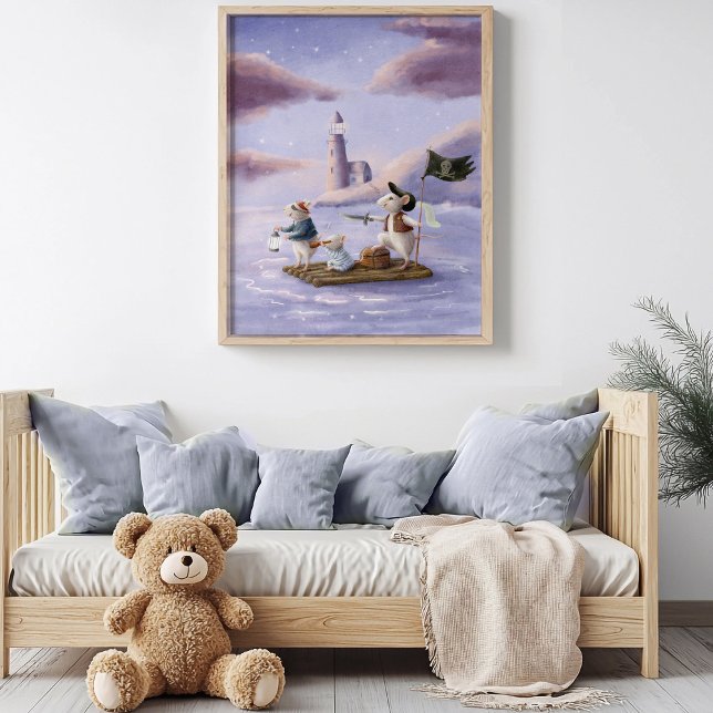 Märchenhafte Piraten-Geschichtenbuch Poster (Von Creator hochgeladen)