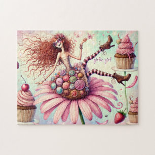 Märchenhafte Törtchen-Fee Girlie Girl Garten