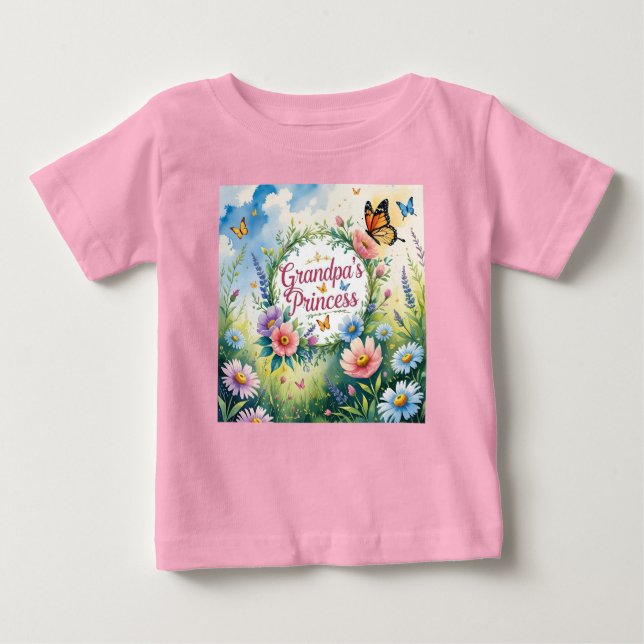 Märchenhafte Weltprinzessin Baby T-shirt (Vorderseite)