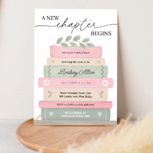 Märchenhaftes Babyshower: Ein Neues Kapitel Einladung