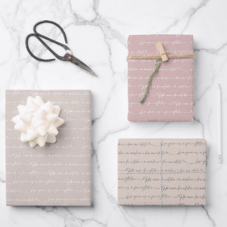 Märchenhaftes Liebe Set, Tropisch Romantische Gesc Geschenkpapier Set