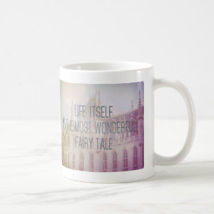 Märchenhaftes Pastellschloss Kaffeetasse