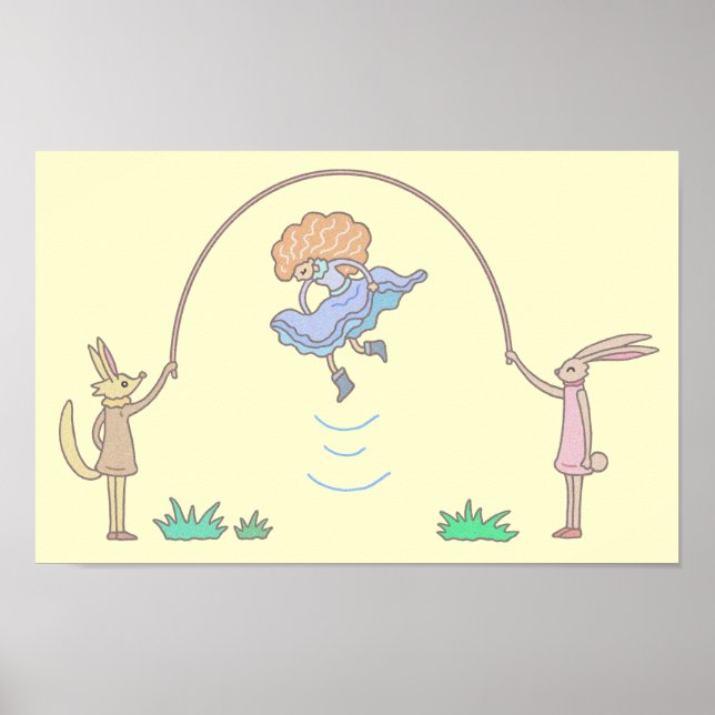Märchenhaftes Springseil. Poster (Vorne)