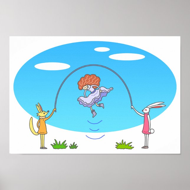 Märchenhaftes Springseil. Poster (Vorne)