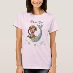Märchenhunde-Aquarellkinder T-Shirt