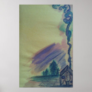 Märchenhütte Poster