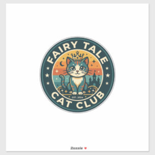 Märchenkatze Süße Kitty Design - Märchenkatze Aufkleber