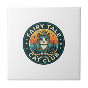 Märchenkatze Süße Kitty Design - Märchenkatze Fliese
