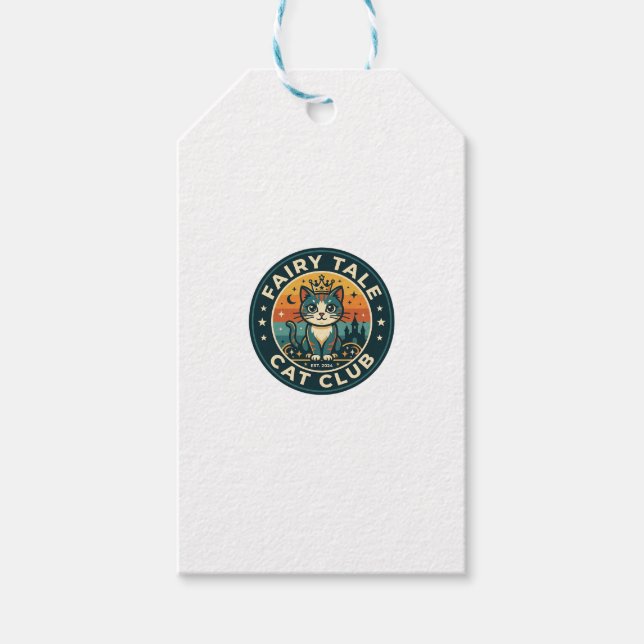 Märchenkatze Süße Kitty Design - Märchenkatze  Geschenkanhänger (Vorderseite)