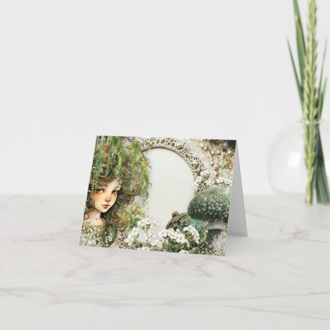 Märchenland Dankeschön-Karte Dankeskarte (Vorderseite)