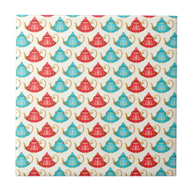 Märchenland-Drucke Fliese (Vorderseite)