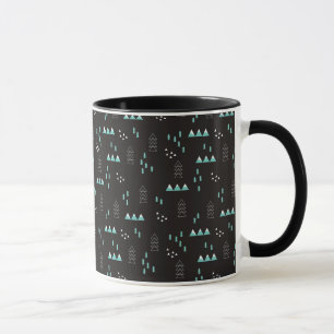 Märchenland-geometrisches Nachtmuster Tasse