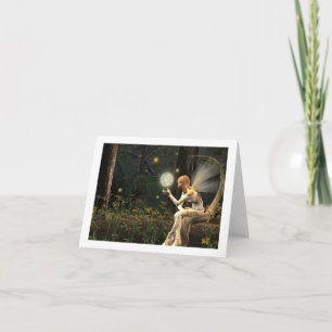 Märchenlicht-Ball-Mitteilungskarten Karte