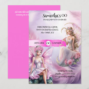 Märchenmädchen aus der Mythologie der Märchenprinz Einladung