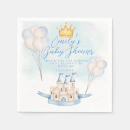 Märchenmagie Burg Party Babydusche Kronen Serviette