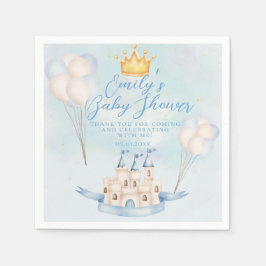Märchenmagie Burg Party Babydusche Kronen Serviette