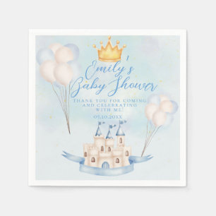 Märchenmagie Burg Party Babydusche Kronen Serviette