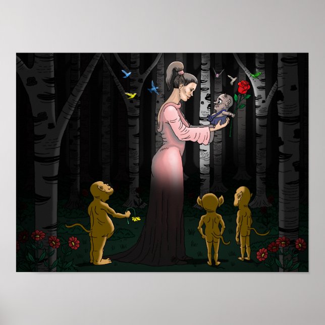 Märchenposter Poster (Vorne)