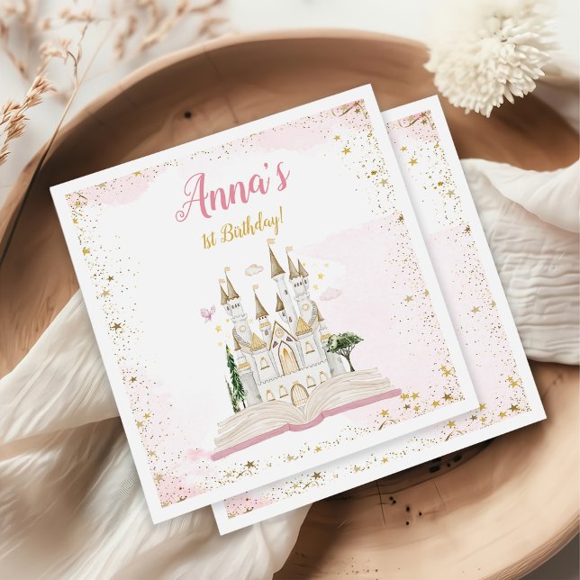Märchenprinzessin 1. Geburtstagsfeier Serviette (Von Creator hochgeladen)