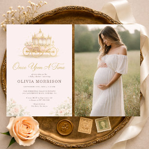 Märchenprinzessin-Foto-Baby-Party Einladung