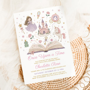 Märchenprinzessin Geburtstagsgeschichte Einladung