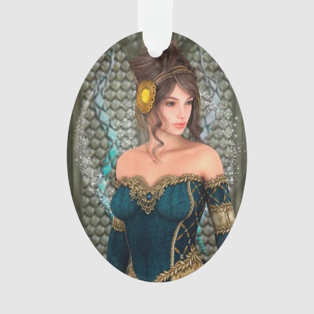 Märchenprinzessin Ornament (Vorderseite)