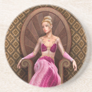 Märchenprinzessin Sandstein Untersetzer