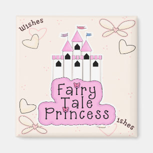 Märchenprinzessinnen-Schloss-Design Magnet