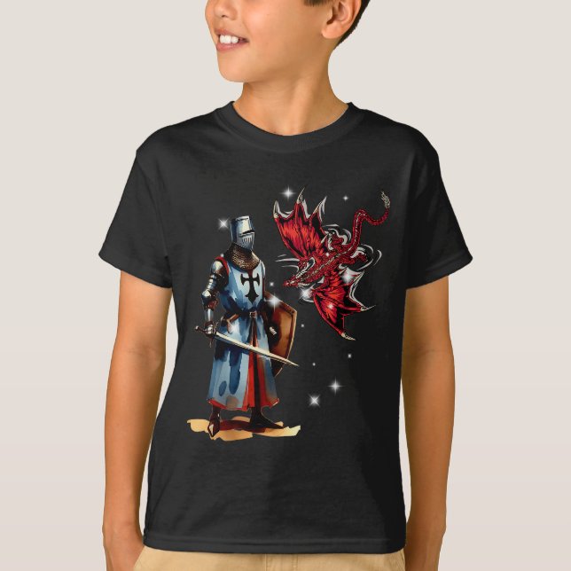 Märchenritter Kinder-Ritterrüstung Märchen T-Shirt (Vorderseite)