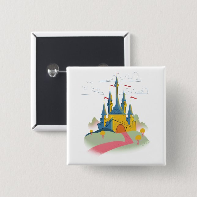 Märchenschloss Button (Vorne & Hinten)