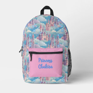 Märchenschlösser in den Wolken Bedruckter Rucksack