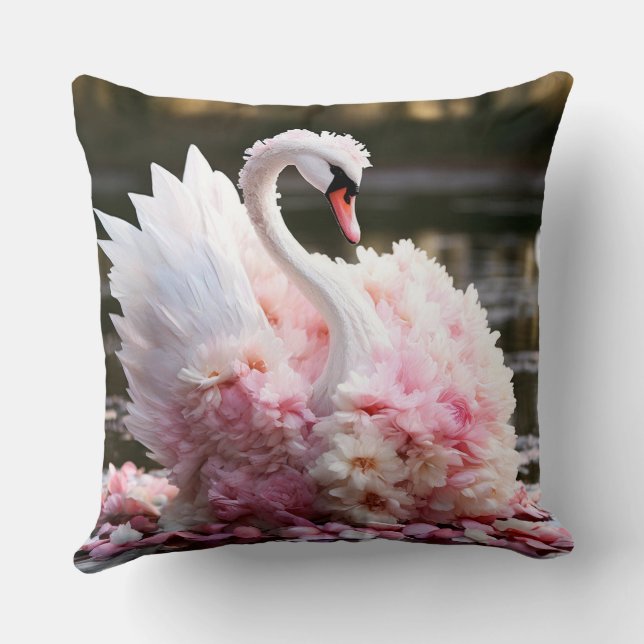 Märchenschwan Kissen (Rückseite)