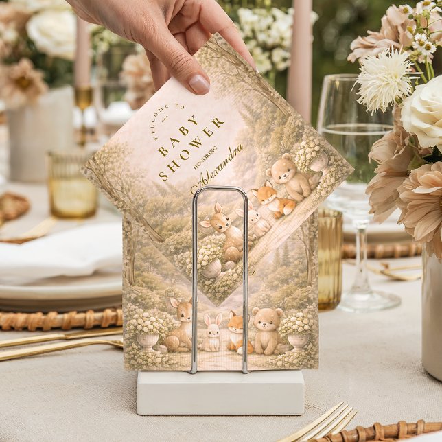 Märchenwald-Garten-Baby-Party Serviette (Von Creator hochgeladen)
