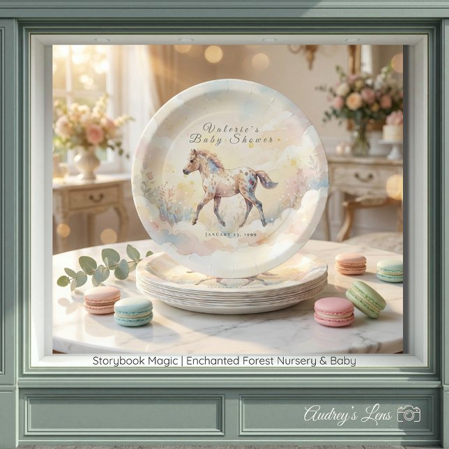 Märchenwald-Magie  Pappteller (Storybook Magic Enchanted Forest Paper Plates)