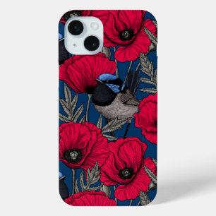 Märchenwren und Mohn Case-Mate iPhone Hülle