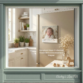 Märchenzauber Verwunschener Wald Geburt Verkündung Magnet