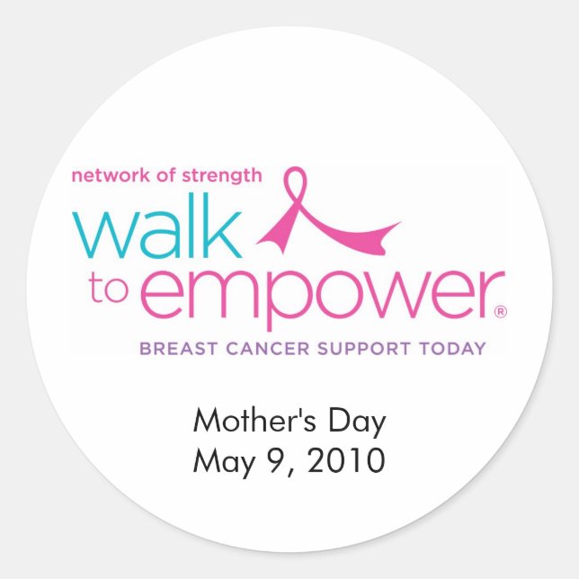 Marcher jusqu'à Empower Sticker (Devant)