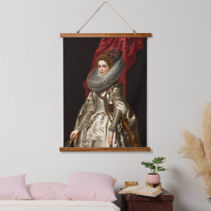 Marchesa Brigida Spinola-Doria Wandteppich Mit Holzrahmen